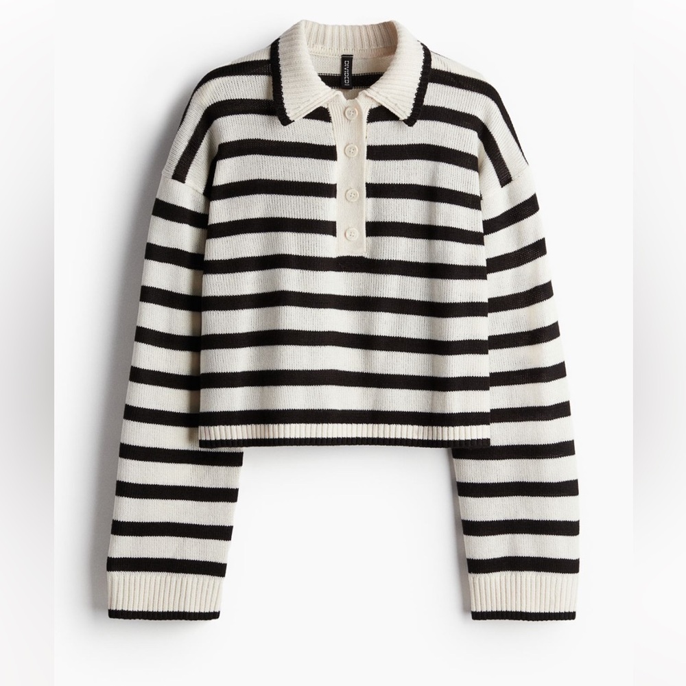 Knit Polo Sweater
